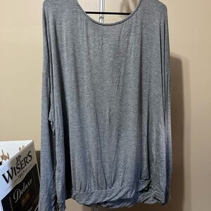 Adore Me Charcoal Long Sleeve Women's Tee